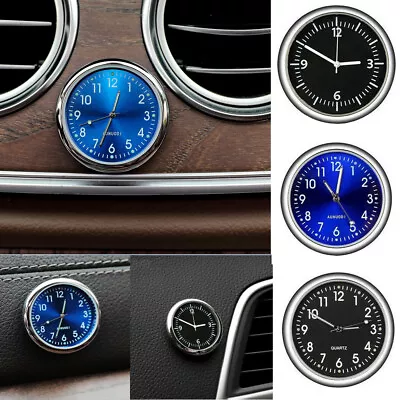 Car Pocket Mini Quartz Analog Watch Stick On Clock For Boat Bike Accessories • $5.99