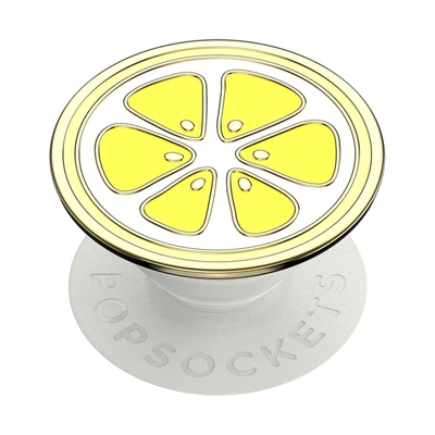 $26.95 • Buy PopSockets PopGrip Phone Grip Stand Mount Holder Swap - Enamel Lemon Slice