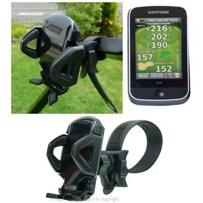£16 • Buy Locking Strap Trolley Mount Fits Snooper Shotsaver Golf GPS For Frames 21mm-40mm