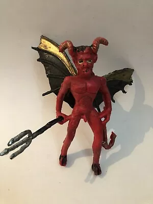VTG THE DEVIL HARD PLASTIC FIGURE MOTU KO MEXICAN BOOTLEG TOY Demon 6” • $19.99