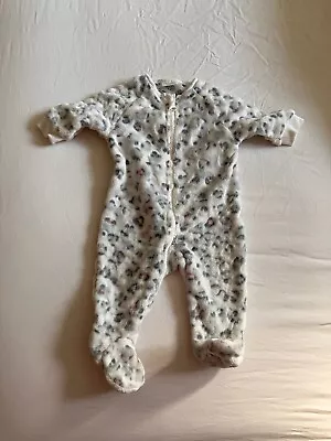 Next Baby 0-3month Animal Print Outfit. Soft And Fluffy. Worn A Couple Of Times • £1.99