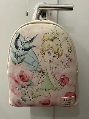 YAY! RARE! NEW WITH TAGS! Loungefly Disney Tinker Bell Sketch Mini Backpack! • $15.50