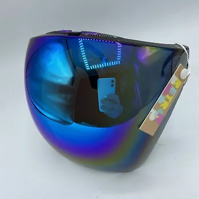 Face Shield Oversize Sunglasses Full Cover Visor Protection Black Green Rainbow • $10.80