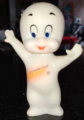 $35 • Buy Vintage Casper The Friendly Ghost 1972 Toy Rubber Doll Swivel Head Harvey Famous