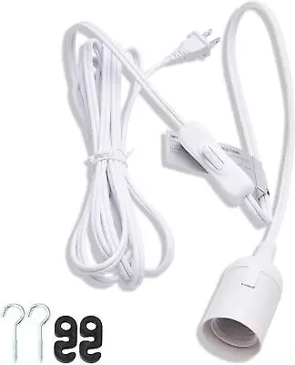 Extension Hanging Lantern Cord Cable UL 12Ft E26 E27 Socket On/Off Switch Plu..  • $12.79