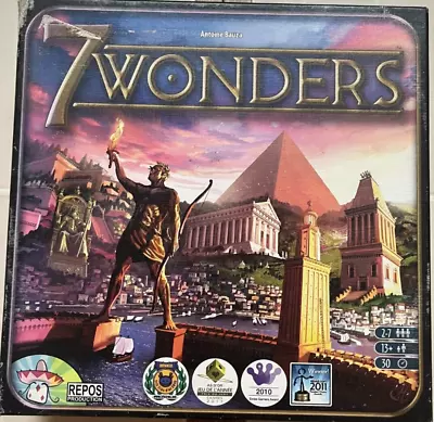 7 Wonders Board Game - Repos Production - 2011 - 97% COMPLETE See Description • $28