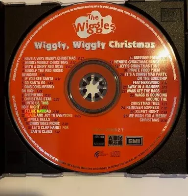 Wiggly Wiggly Christmas CD The Wiggles 1996 26 Tracks Great Condition   V3608 • $12