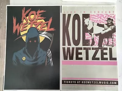 $10 • Buy Koe Wetzel 11x17 2022 2023 Tour Concert Poster Shirt CD Country