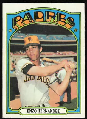 1972 Topps #7 Enzo Hernandez   - FREE SHIPPING • $1.79