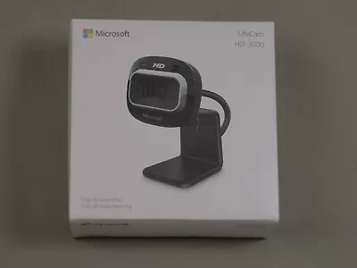 Microsoft LifeCam HD-3000 Webcam - 30 Fps USB 2.0 Widescreen For Zoom Or Skype • $6