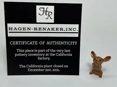 Hagen Renaker #712 338 NOS Chihuahua Puppy Brown Last Of Factory Stock 2021 BIN • $9.99