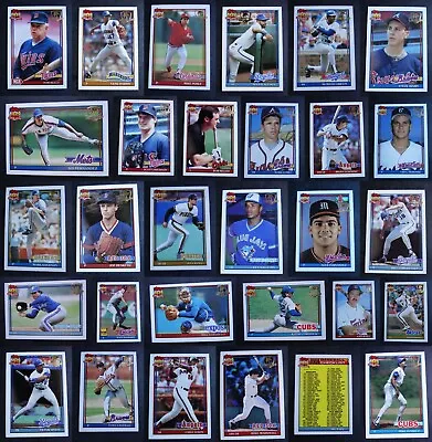 1991 Topps Desert Shield Baseball Cards Complete Your Set U Pick List 201-400 • $5.99