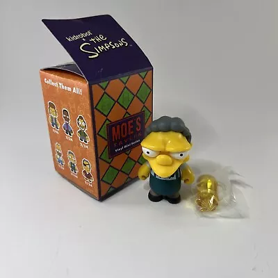 Kidrobot THE SIMPSONS MOE'S TAVERN Mini Series MOE With Beer 3  Vinyl Figure • $24