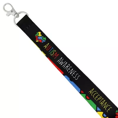 PinMart's Autism Awareness Puzzle Lanyard • $7.46