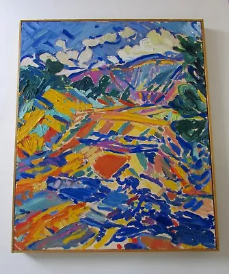 Lillia Frantin Cape Cod Original Oil Painting New Mexico Landscape • $3500