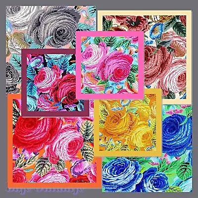 FAT QUARTER Kaffe Fassett Glory Rose YOU CHOOSE • $22.72