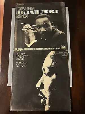 2 The Rev Dr Martin Luther King Jr LP’s - In Search Of Freedom & I Have A Dream • $19.99