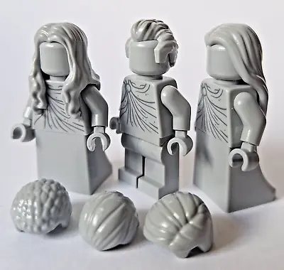 LEGO Castle STATUES Minifigure Light Gray 10316 Rivendell Lord Of The Rings • $24.99