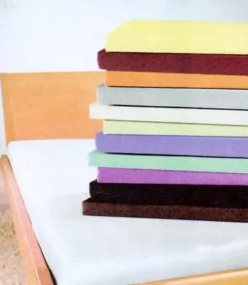 Single Fitted Sheets 100% Cotton Sateen 220 Tc Pack Set Of 2 Mixed Colours • £10.95