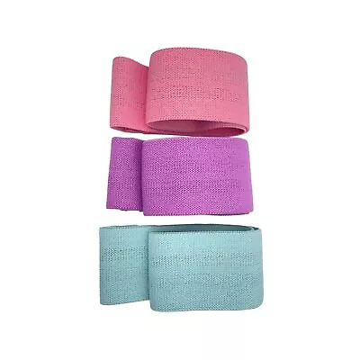 Resistance Loop Fabric Booty Band Set Anti-slip • $13.24