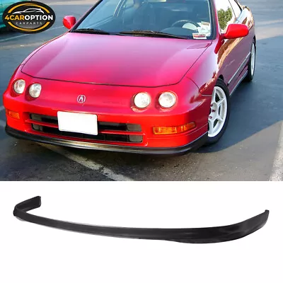 Fits 94-97 Acura Integra T-R PU Front Bumper Lip Spoiler Unpainted Black • $52.69