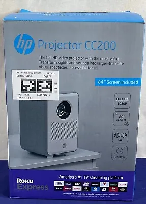 HP CC200 FHD 1080p LCD LED Home Video Projector NEW • $90