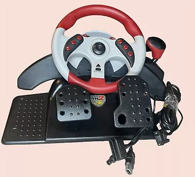 MADCATZ 6320 MC2 Racing Steering Wheel & Pedals • $25