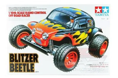 $119 • Buy Tamiya 58502 1/10 RC 2WD Off-Road Buggy Racer VW Blitzer Beetle 2011 (No ESC)