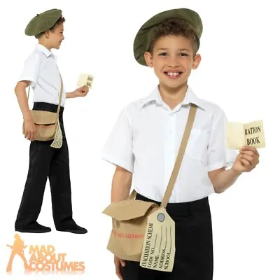 £8.99 • Buy Kids 1940s WW2 Fancy Dress Instant Kit Boys Girls Book Week Day Accessories
