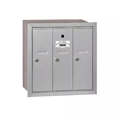 Salsbury Industries 3503ARU Recessed Mounted Vertical Mailbox With 3 Doors An... • $321