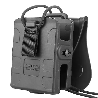 Tactical Scorpion Polymer Walkie Talkie Radio Holder Holster Motorola Kenwood • $19.76