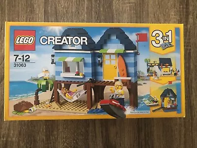 LEGO Beachside Vacation 31063 CREATOR 3-in-1  New Beach House Style • $45