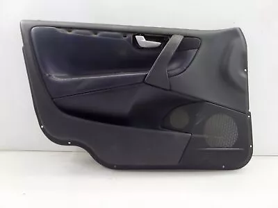 Volvo S60 R Left Front Leather Door Card Panel Blue Grey 01-09 OEM 39975472 • $119.99