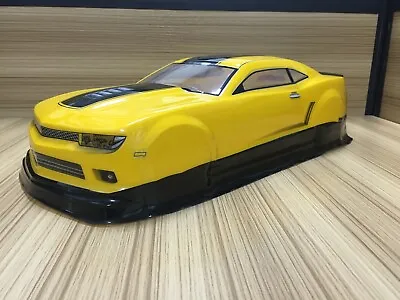 1:10 RC OnRoad Car PVC Body Shell Camaro Style Lite Yellow • $29.90