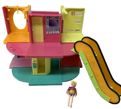 2003 Polly Pocket Designer Mall Playset - Incomplete W/ ESCALATOR & PHOTO BOOTH! • $29.99