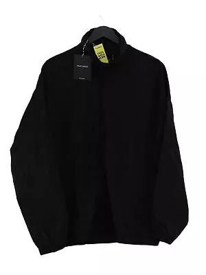 Night Addict Men's Jacket L Black 100% Polyester Rain Coat • £11.40