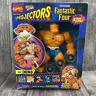 Fantastic Four Projectors The Thing Toy Biz Marvel Comics 1995 Action Figure VTG • $20.99
