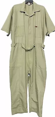 Vintage Jumpsuit Coveralls Para Suit Made USA Men's L XL Mechanic Hipster Chore • $49.99