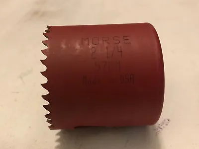 MK Morse 2-1/4” Advanced Bi-Metal Hole Saw Made In USA • $8.95