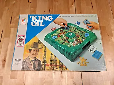 KING OIL BOARD GAME Vintage Original 1974 Milton Bradley Near Complete NICE • £67.42