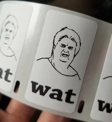 WAT LADY 25-1000 Pack Meme Sticker Decal Funny Gag Prank Stickers • $2.87