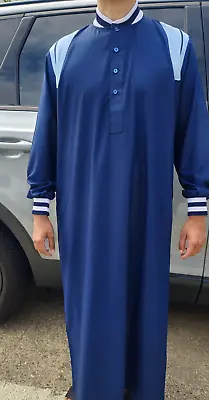USA IElegant Men Designer Thobes Arabic Muslim Islamic Men's WearThobe For Men • $33