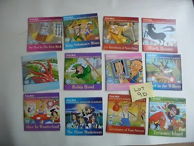 £10 • Buy Childrens Animated Classics 12 X DVDs    Lot 9D