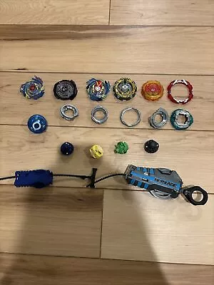 Takara Tomy Beyblade Lot Of 5 With Launchers • $29