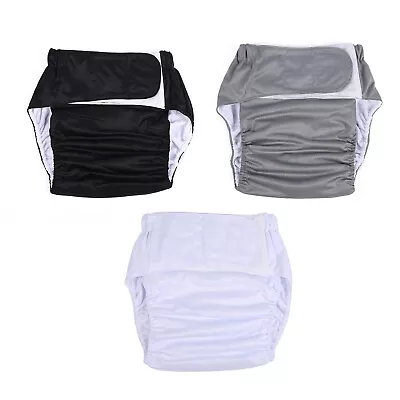 Reusable Adult Cloth Diaper Waterproof Nappies For Men Women Leakproof C2 • $18.99