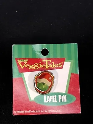 French Pea Veggie Tales Vintage Enamel Pin Christmas Pewter Big Ideas • $8.89