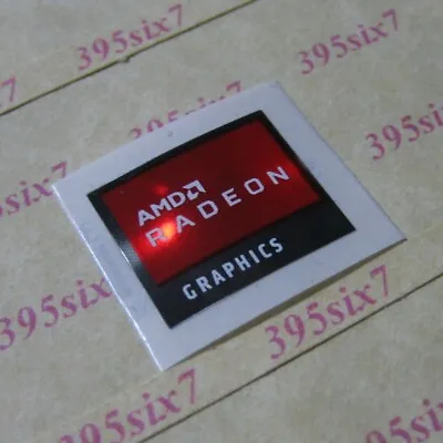 AMD RADEON GRAPHICS STICKER 16.5mm X 19.5mm - 2020 Version • $1.88