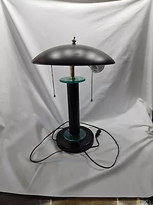 Vintage 80s 90s Memphis Design Post Mid Century Modern Mushroom Pull Cord Lamp • $69.99