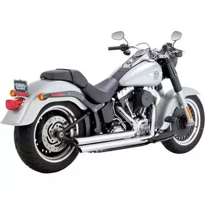 Vance & Hines 17339 Chrome Big Shot Staggered '86-'17 Harley Softail FXST FLST • $1099.99