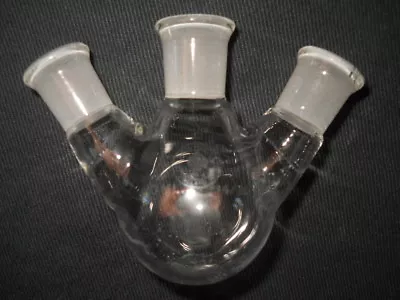 $12.99 • Buy Ace Glass 50mL 14/20 Angled 3-Neck 50mL Round Bottom Flask, Chipped 9465-209